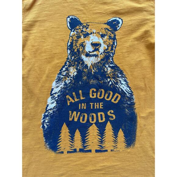 Tailor Vintage All Good In The Woods Bear Tee Size 10 - Picture 2 of 4